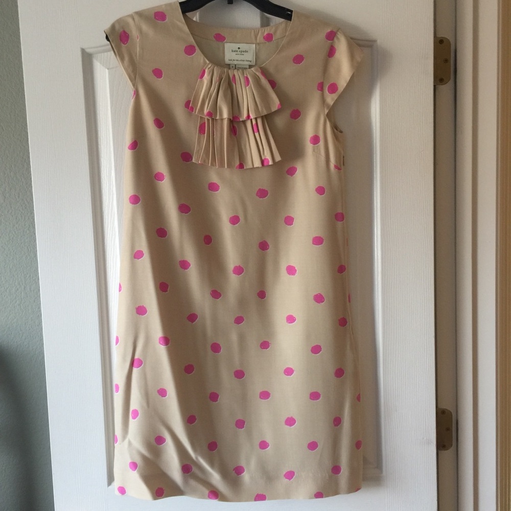 Pink polka dot Kate Spade Dress